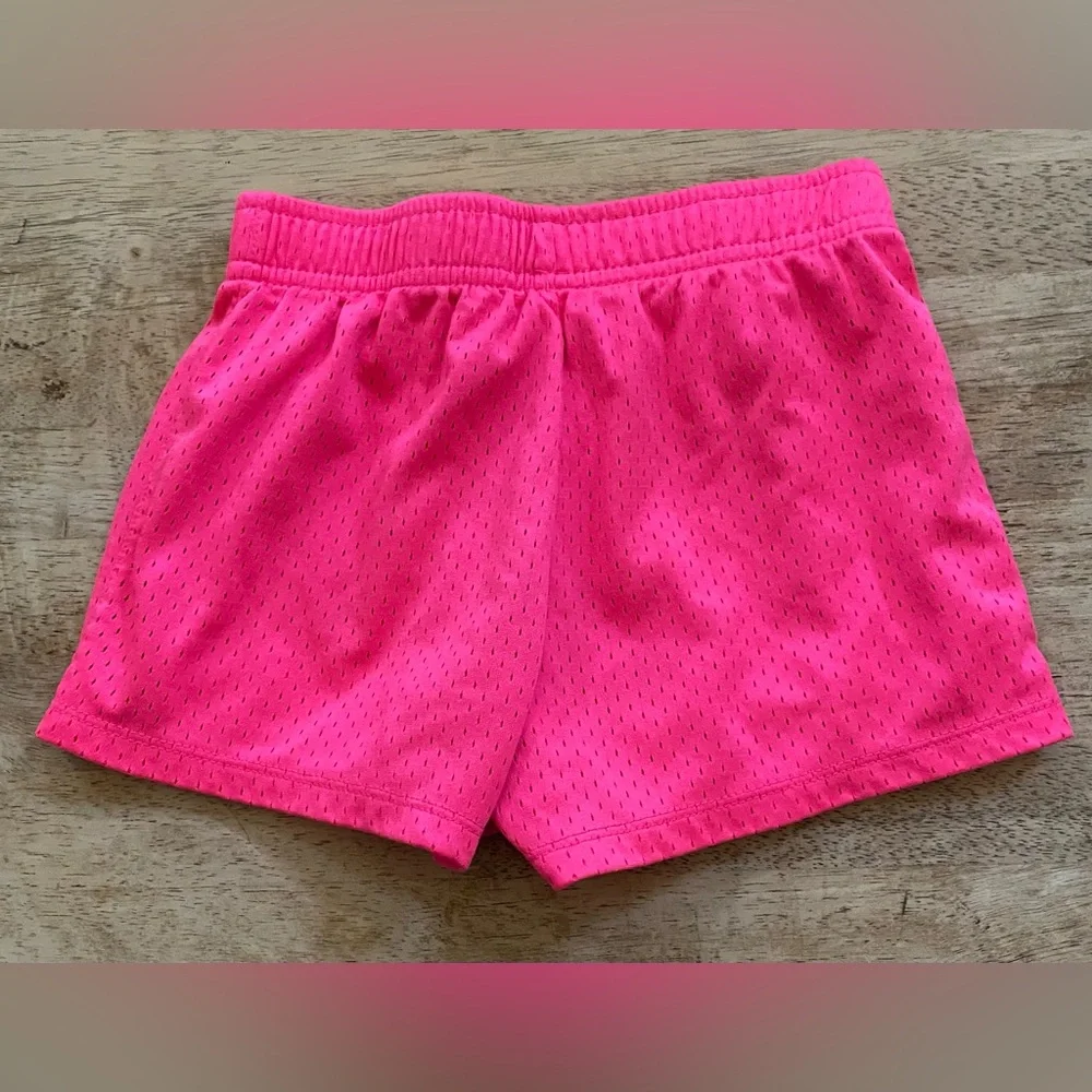 Nike Girls’ Sz M (6) Hot Pink Mesh Athletic‎ Shorts